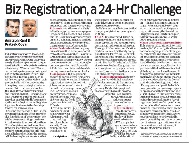 Biz Registration, a 24-Hr Challenge
